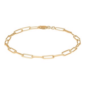 Nordahl Jewellery - BOND52 lænke armbånd i forgyldt sølv 80254945900